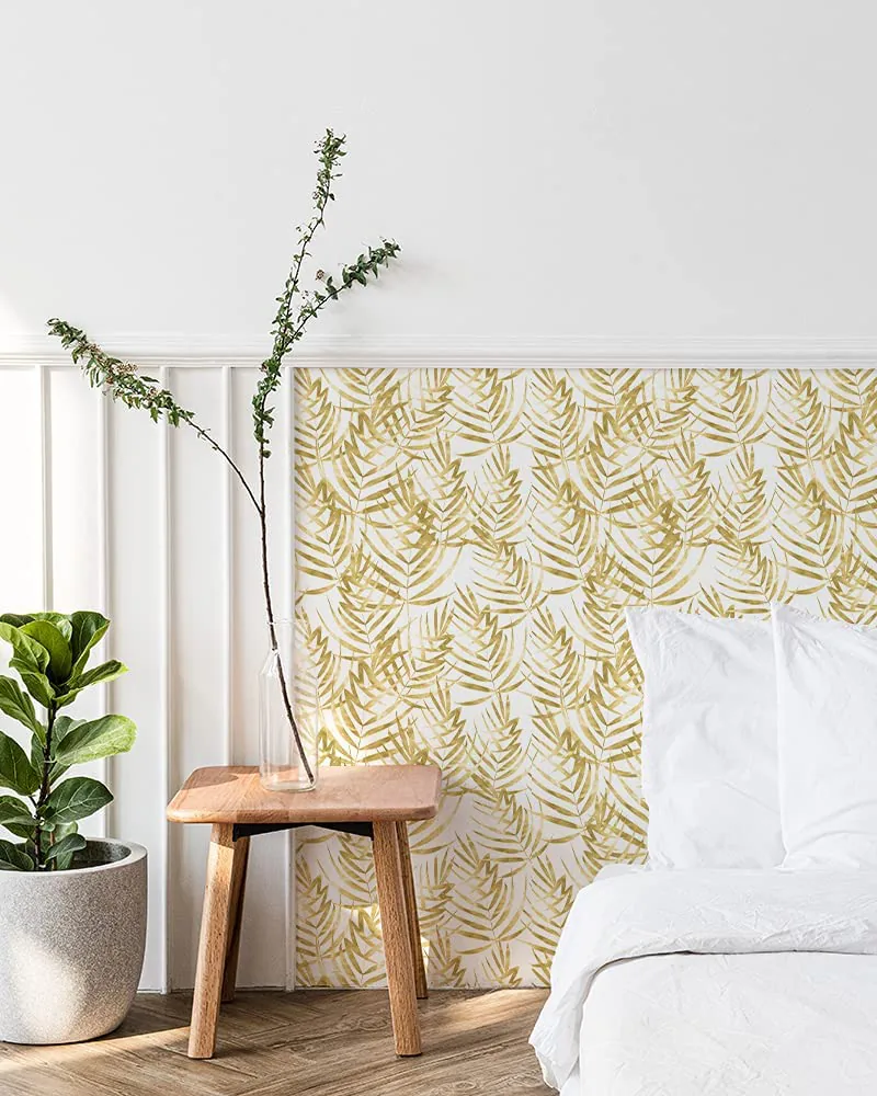 Papel pintado floral dormitorio Granada