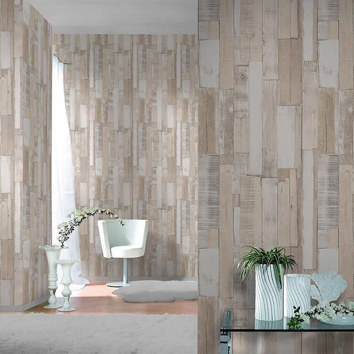 Papel pintado efecto madera Granada