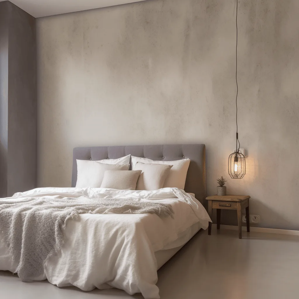 Microcemento en dormitorio Granada